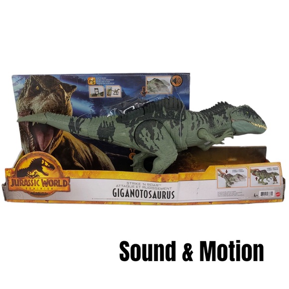 Jurassic World Dominion Strike N' Roar Giganotosaurus 🆕 - Picture 12 of 12